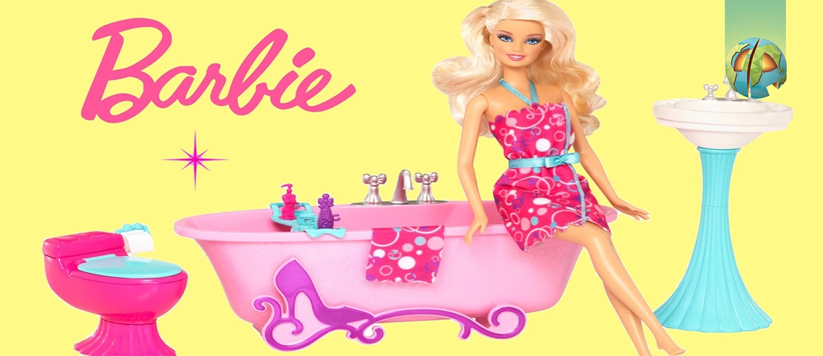 شستشوی عروسک باربی