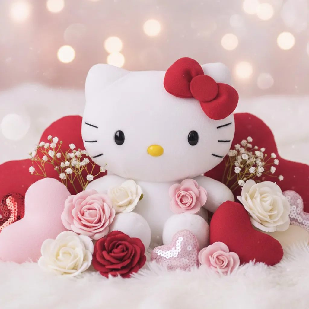 عکس عروسک کیتی عاشقانه