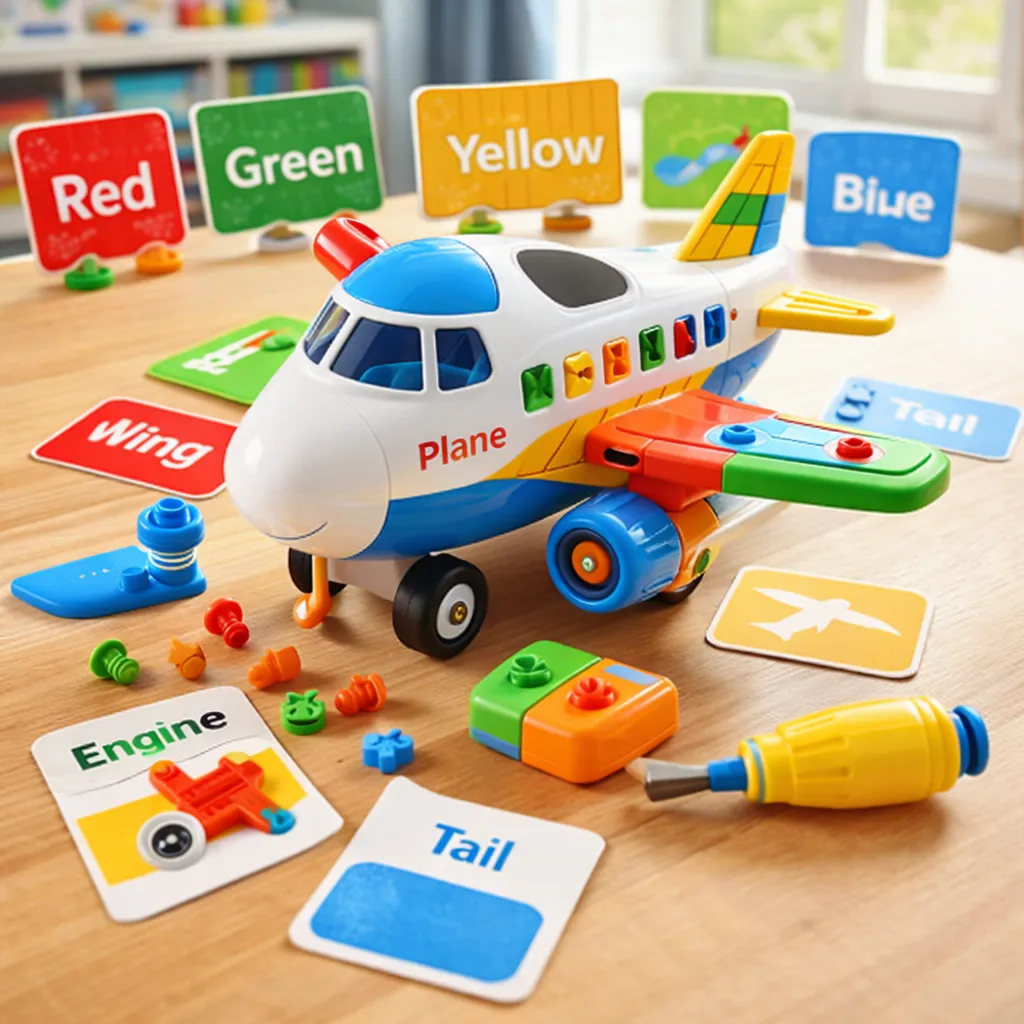 عکس هواپیما اسباب بازی آموزشی