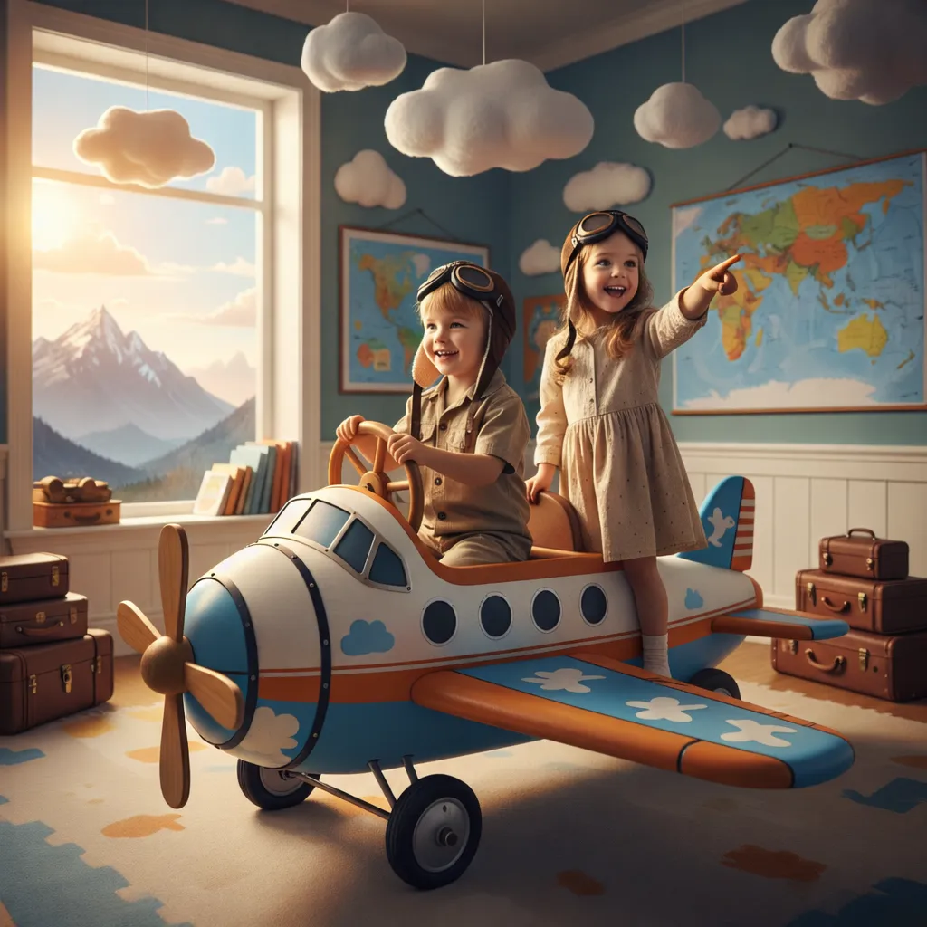 عکس هواپیما اسباب بازی بزرگ