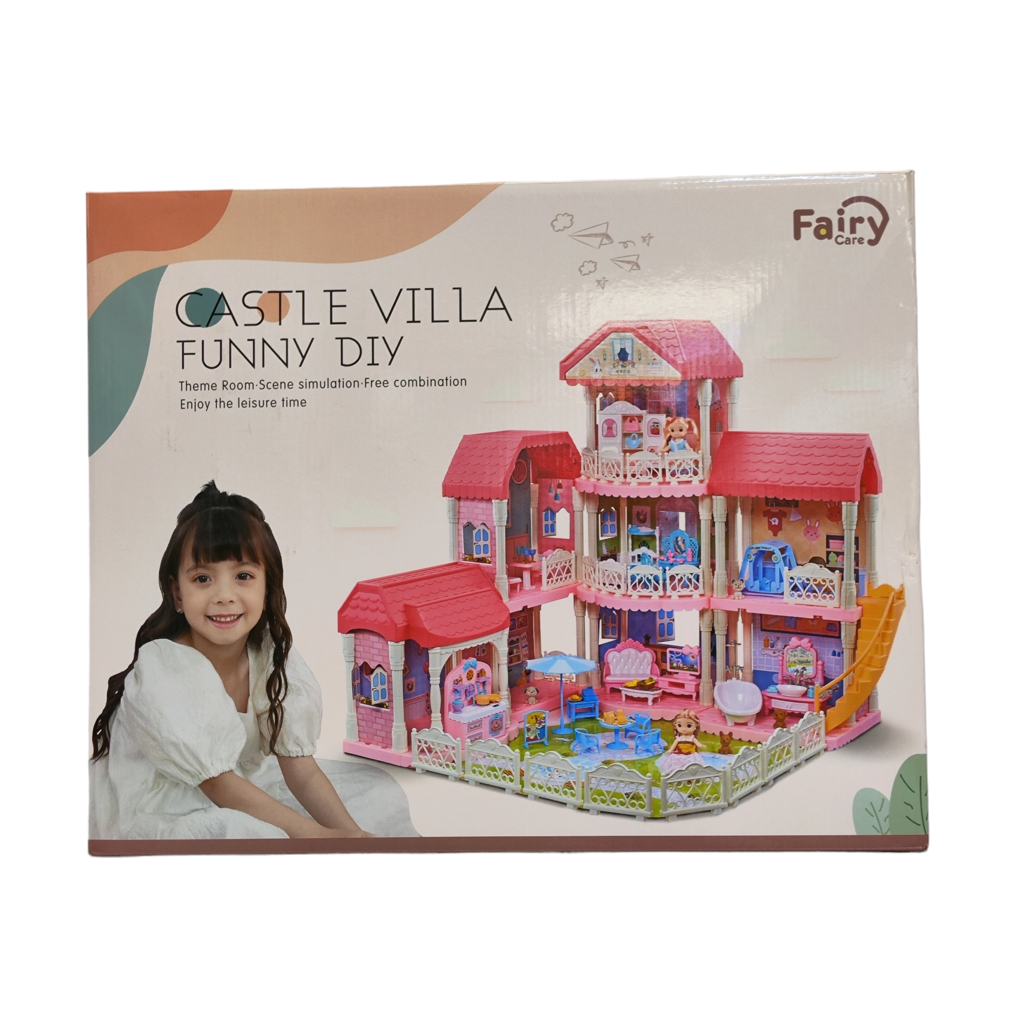 اسباب بازی خانه ویلایی دو طبقه باربی برند Fairy Care