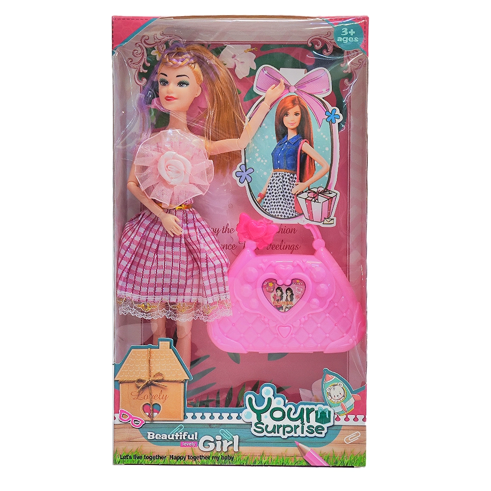 عروسک باربی لاولی همراه با کیف