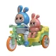 اسباب بازی موزیکال خرگوش کالسکه سوار با همراه بچه کد 670B
