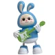 موزیکال خرگوش گیتار زن رنگ آبی کد 665B