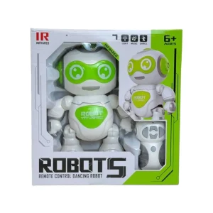 اسباب بازی ربات کنترلی سفید سبز کد NO.608-1