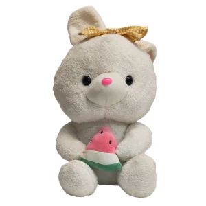 عروسک خرگوش میوه به دست ارتفاع 50 سانتی متر