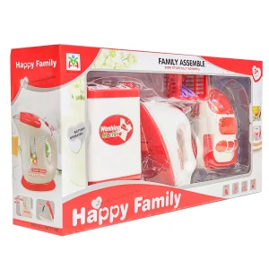 ست اسباب بازی 3 تیکه اتو، لباسشویی و جاروبرقی