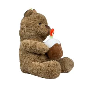 عروسک خرس کیک بدست 70 سانتی متری کد NO.7240-71