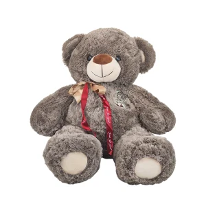 عروسک خرس نشسته کف پا لاو سایز 120 سانتی متری