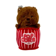 عروسک حیوانات پاپ کورن خرس قهوه ای NO.35