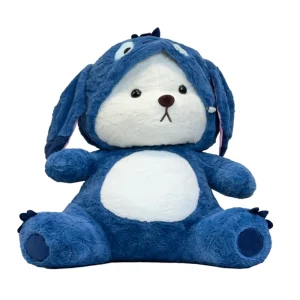 عروسک خرس با لباس استیج 65 سانتی متر