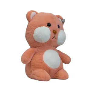 عروسک خرس لپ دار پولیشی 40 سانتی متر