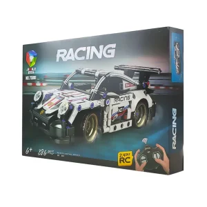 لگو ماشین پورشه کنترلی سفید 386 قطعه کد NO.70001