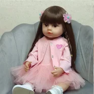 عروسک دختر سلیکونی سخنگو سفارش اروپا کد NO.2100