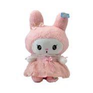 عروسک ملودی دامن تور صورتی 80 سانت کد NO.404129