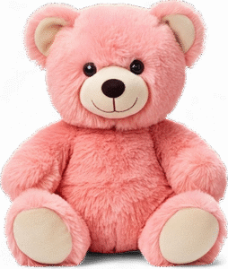 عروسک خرس 80 سانتی متری سه قلب به سینه کف پا قلب کد NO.232