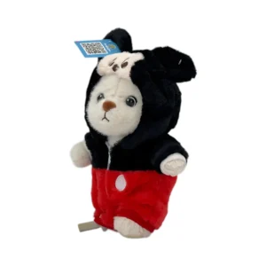 عروسک خرس ایستاده لباس دار میکی موس 25 سانتی متر