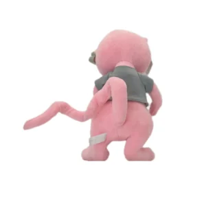 گربه صورتی ایستاده لباس دار