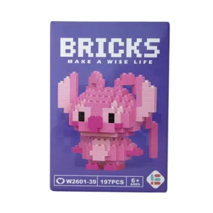 لگو بریکس شخصیت استیج صورتی 197 قطعه کد NO.W2601-39