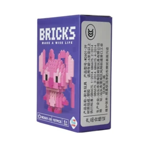 لگو بریکس شخصیت استیج صورتی 197 قطعه کد NO.W2601-39